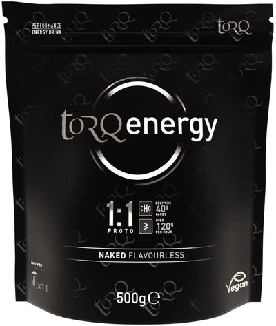 Torq 1:1 Energy Drink Naked 500g Beutel