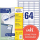 Multifunktionsetiketten Avery White 12800 Stück