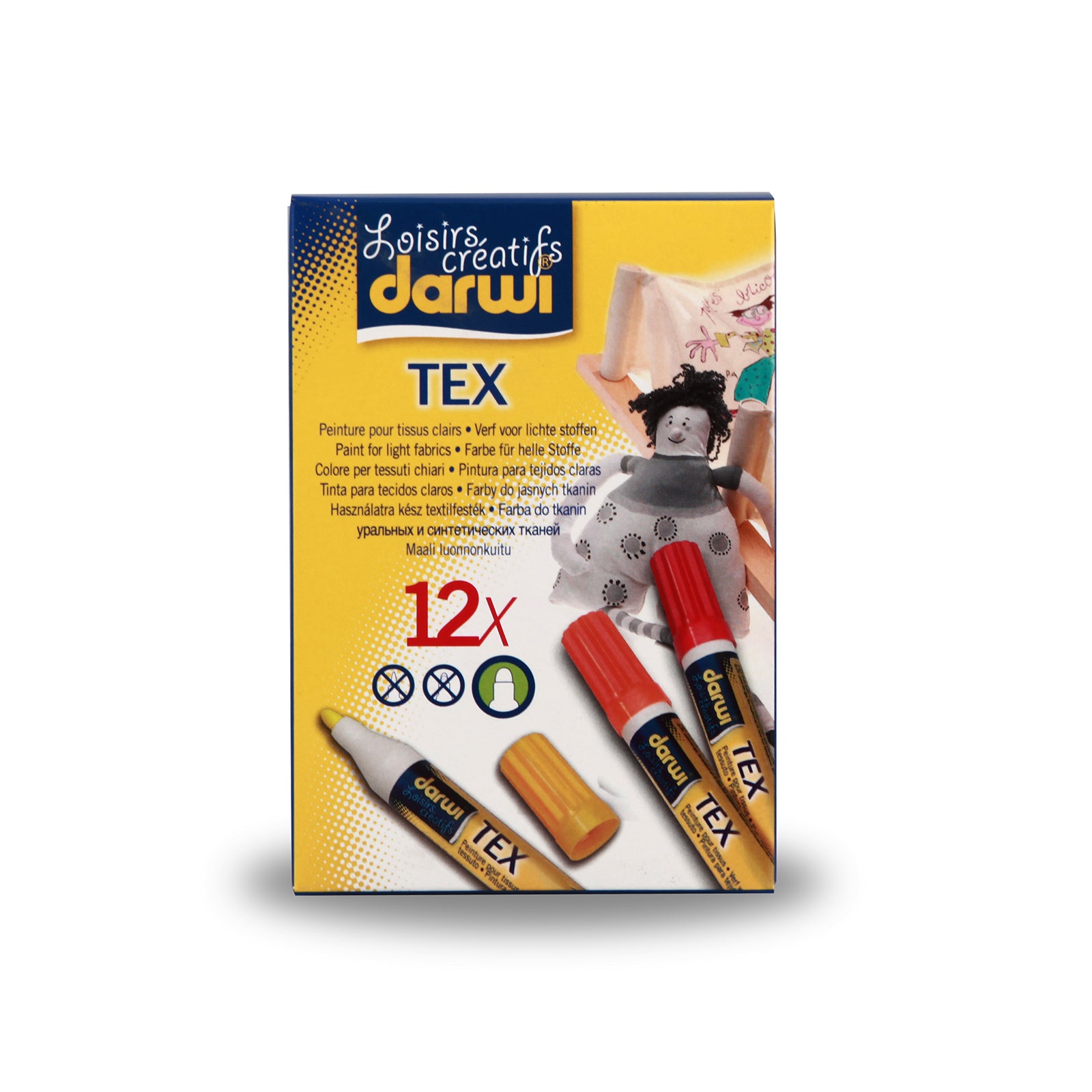 Markenlos darwi • Textilmarker undurchsichtig