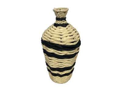 Dijk Natural Collections Vase Schilf 18x18x37cm naturschwarz