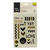 Vaessen creative • love it Epoxidaufkleber 22 Stk.