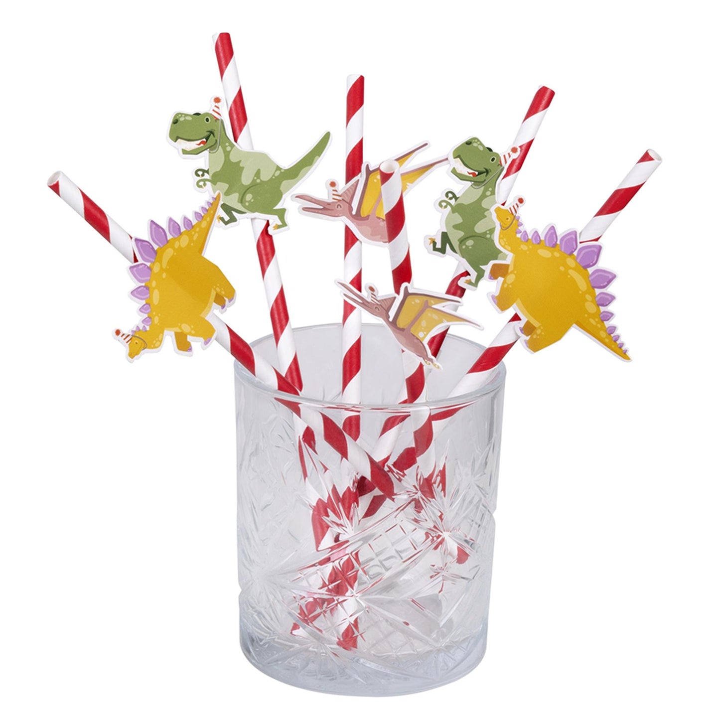 Boland Paper Strohhalme Dino, 6dlg.