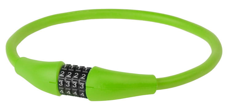 M-Wave Kabel Ziffernschloss Silizium 900 x 12mm grün
