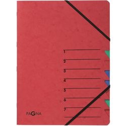 Sortiermappe Seite rot A4