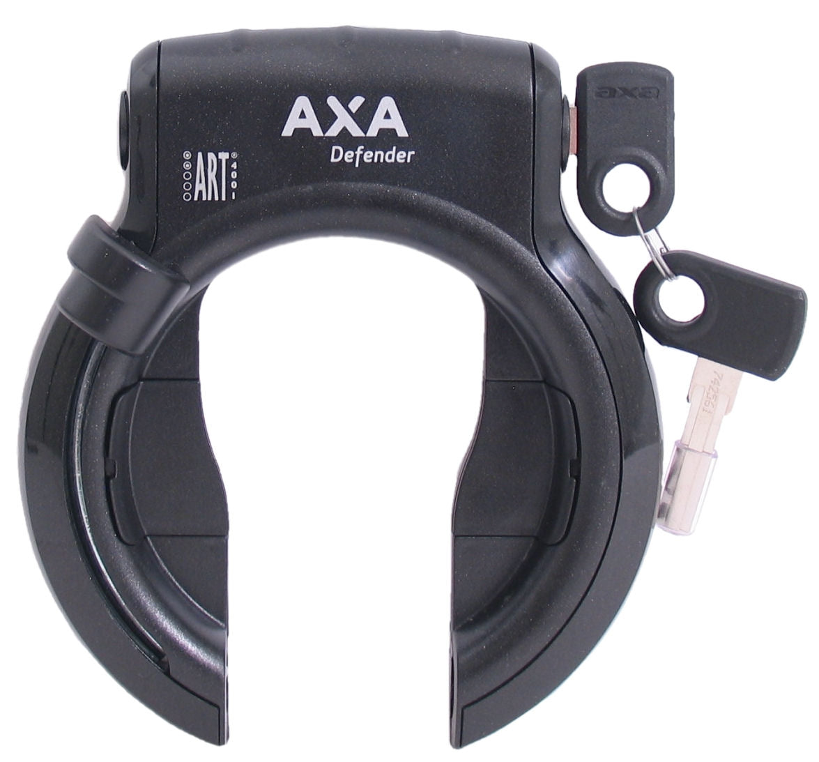 Axa Ring Lock Defender mit 2 Tube Zylinder glänzend schwarz (Workshop -Verpackung)