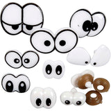 Creativ Company lustige Augen, Größe 2-3 cm, 9 Teile, 1 Box - afbeelding 1
