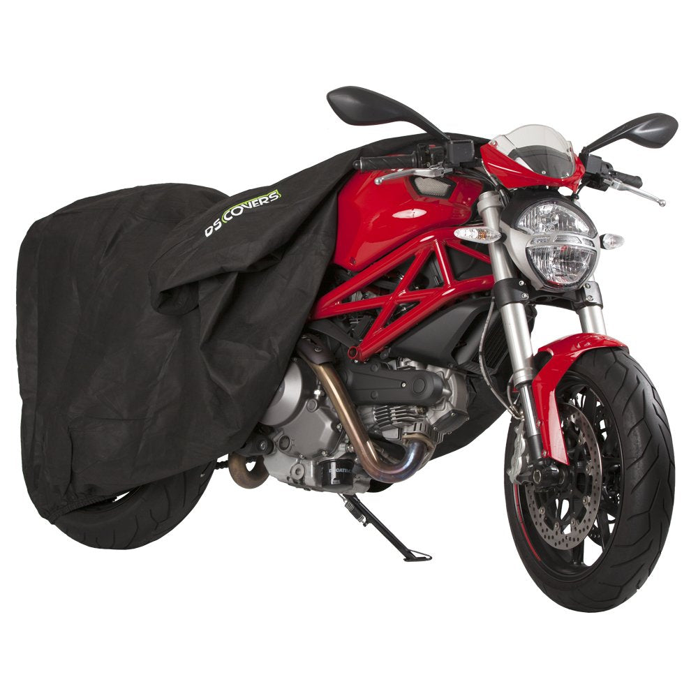 Ds deckt Motorradabdeckung FOX indoor mittel schwarz