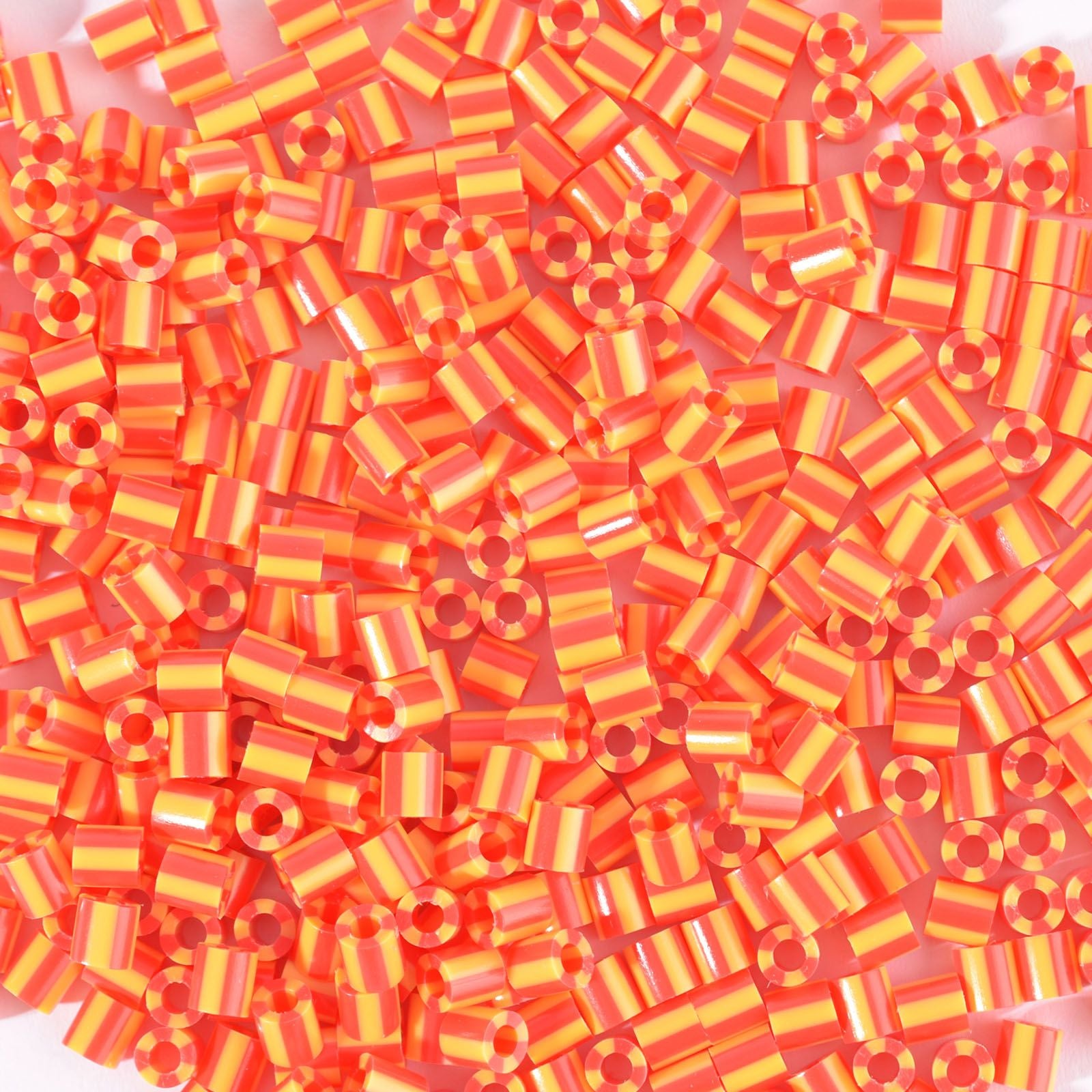 Vaessen creative • Bügelperlen zweifarbig gelb-rot 550 Stk.