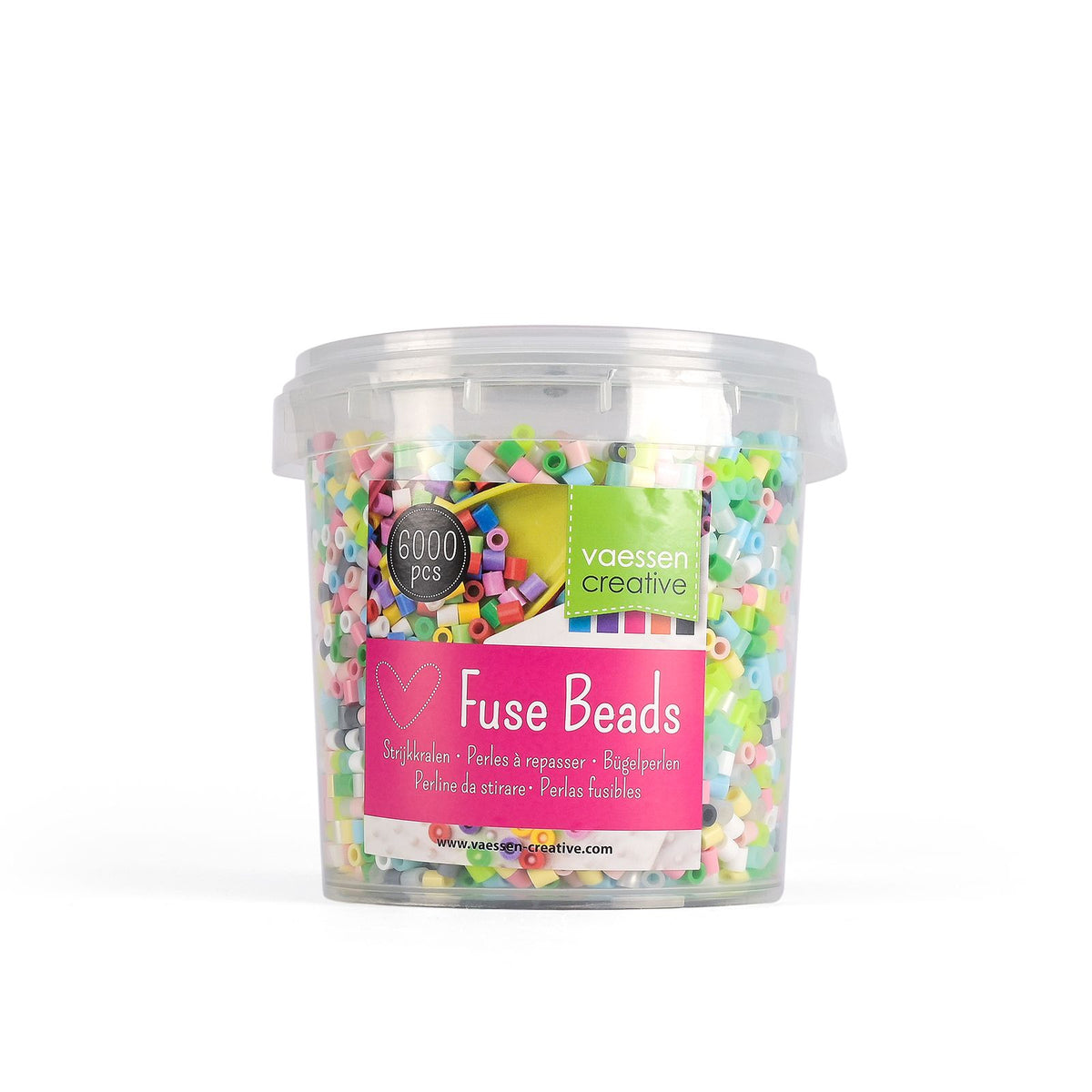 Vaessen creative • Bügelperlen 6000 Stk. Pastell