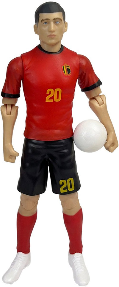 Megableu Actionfigur Red Devils – Hans Vanaken – Fußballpuppe mit beweglichen Gliedmaßen – offizielles Merchandise
