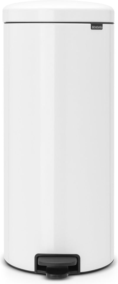 Brabantia Newicon Abfallbehälter – Inneneimer aus Metall – 30 Liter – Weiß