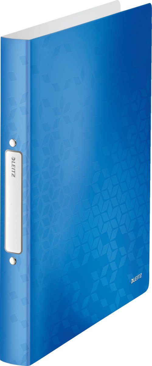 Leitz Wow Ringbinder flexibel A4 – 2-Ring für 190 Blatt – Rückenbreite 32 mm – blau