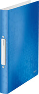Leitz Wow Ringbinder flexibel A4 – 2-Ring für 190 Blatt – Rückenbreite 32 mm – blau