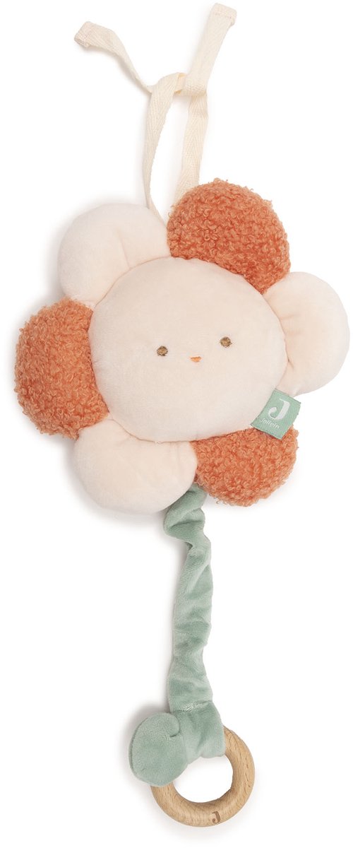 Jollein Musik-Anhänger – Laufstall-Mobile Baby – hübsche Picknick-Blume
