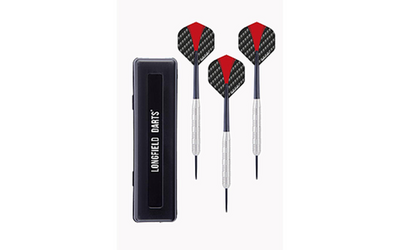 Engelhart Longfield Darts Nickelsilver Dartpijlen 23 Gramm mit Deckung