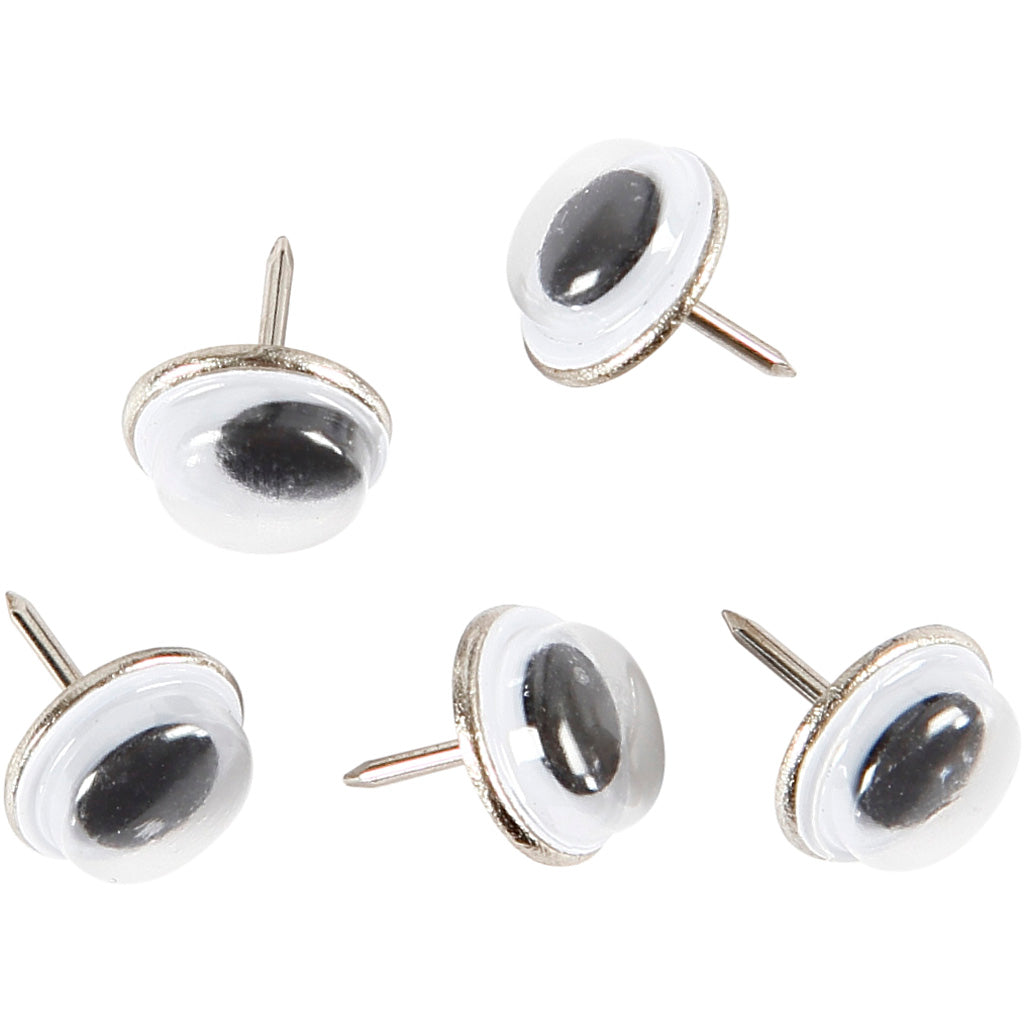 Creativ Company Kulleraugen, D 10 mm, 25 Stück 1 Box