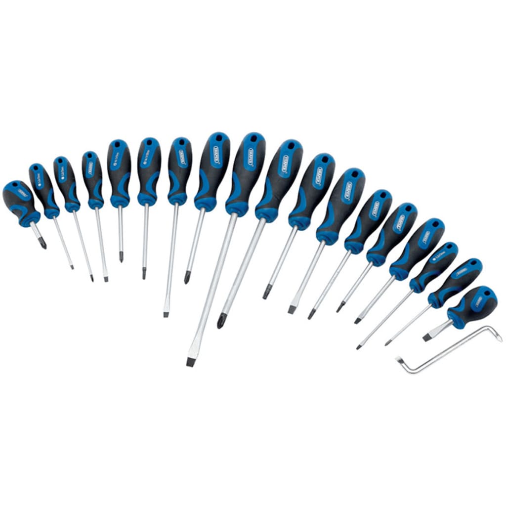 Draper-Werkzeuge Draper-Werkzeuge Schraubendreher Set 19-DLG Blue 09548
