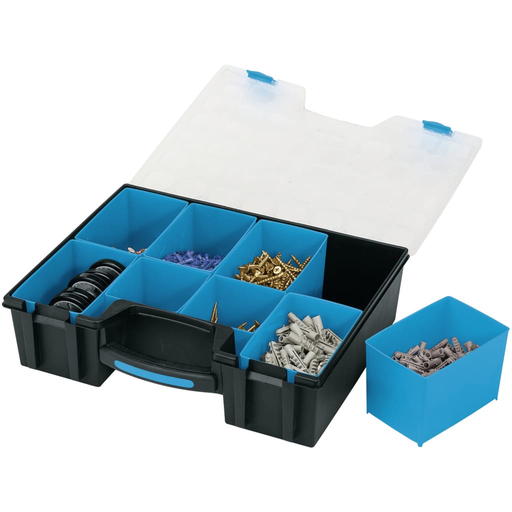 Draper-Werkzeuge Draper-Werkzeuge 8-Teile-Organizer mit Fächern 41.5x33x11 cm Schwarz