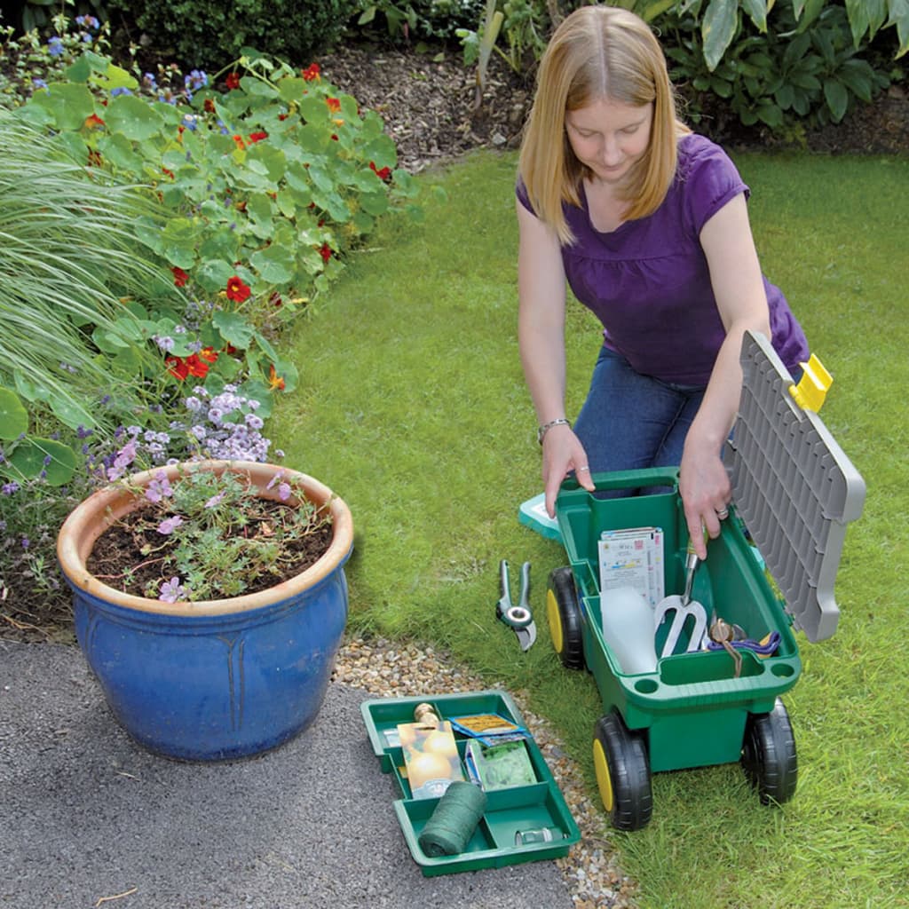 Draper -Werkzeuge Draper -Werkzeuge Gartenwerkzeuge und Hocker Grün 56x27.2x30.4 cm 60852