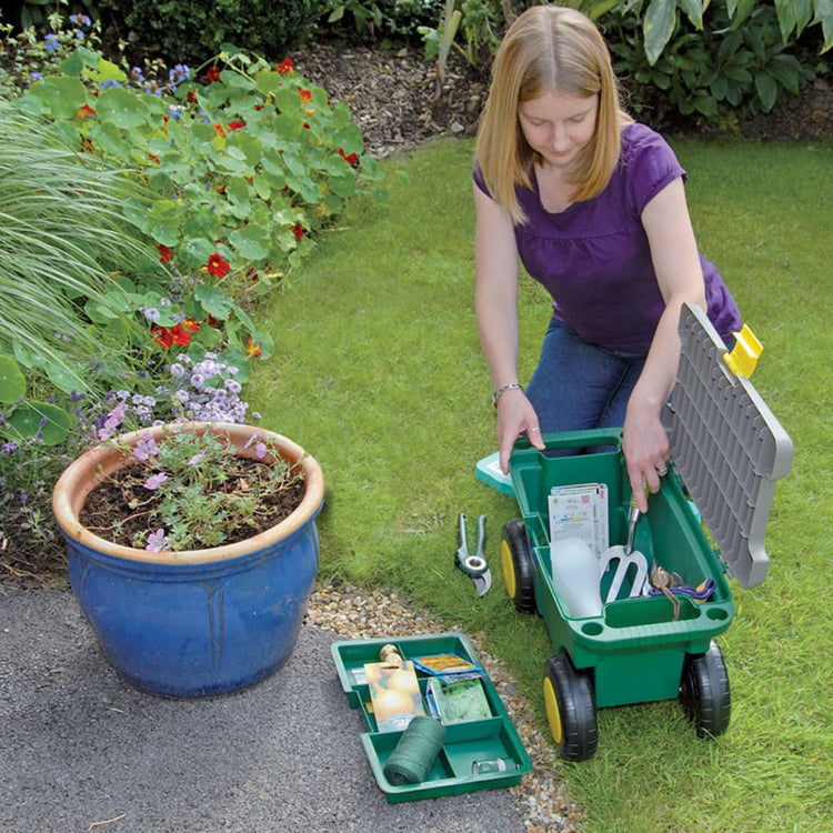 Draper -Werkzeuge Draper -Werkzeuge Gartenwerkzeuge und Hocker Grün 56x27.2x30.4 cm 60852