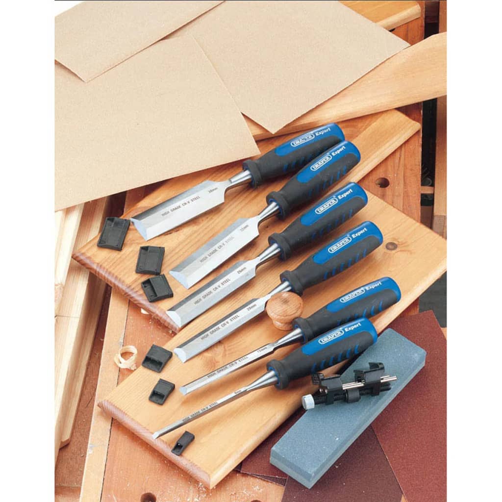 Draper-Werkzeuge Draper-Werkzeuge Holzblock-Set 8-teilig 88605