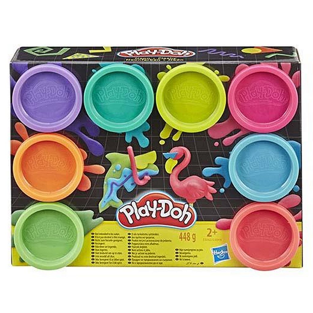 Play-Doh-Regenbogenfarben 8 Gläser Ton