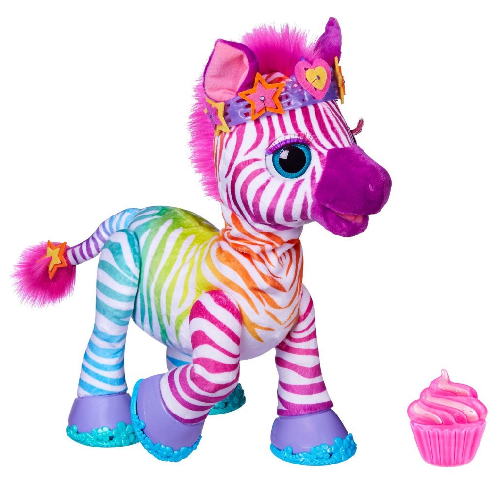 Furreale Freunde Furreal Zenya Mein Regenbogen -Zebra + Klang und Accessoires