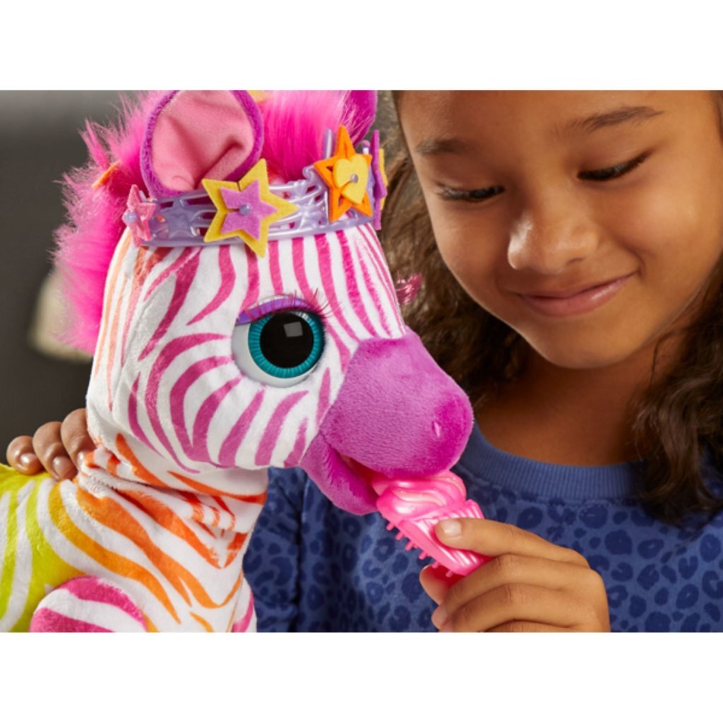 Furreale Freunde Furreal Zenya Mein Regenbogen -Zebra + Klang und Accessoires