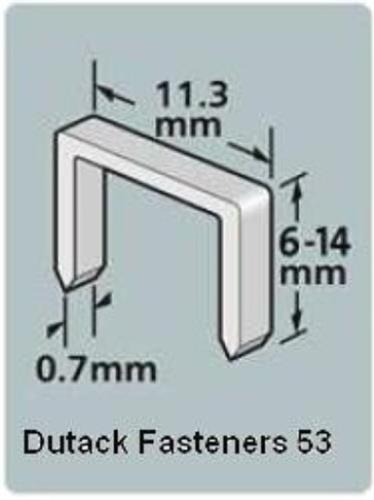 Dutack Heftklammern Serie 53 6mm 1000 Stk