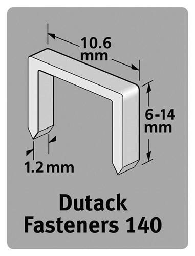Dutack Heftklammern Serie 140 6 mm 1000 Stück (nml)