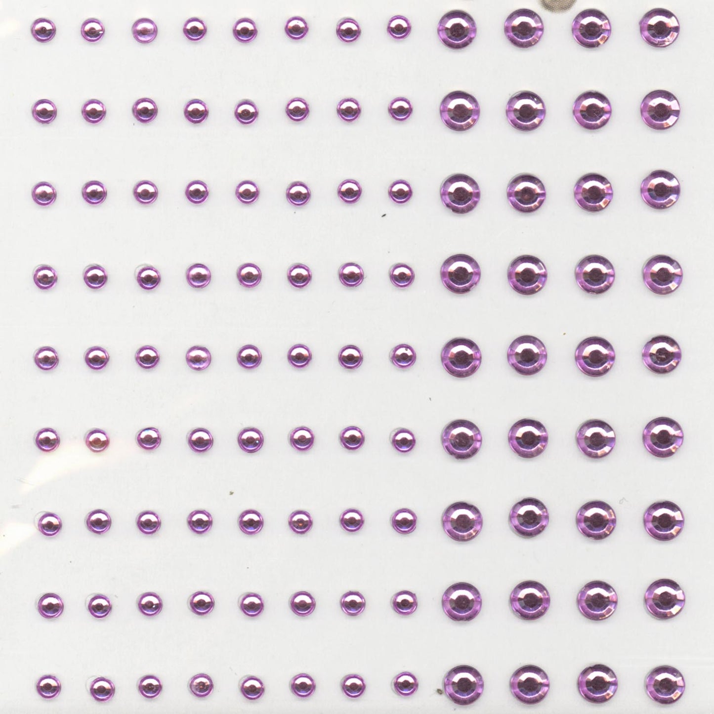 Vaessen creative • Strasssteine, halbselbstklebend, 3+5 mm, 108 Stück, hellrosa