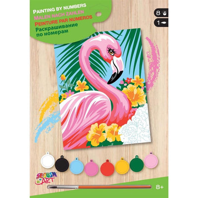 Paillettenkunst -Paillettenkunstmalerei nach Nummer Flamingo