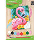 Paillettenkunst -Paillettenkunstmalerei nach Nummer Flamingo