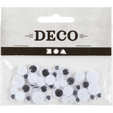 Creativ Company Kulleraugen, D 6+8+10 mm, 40 div. 1 Box - afbeelding 2
