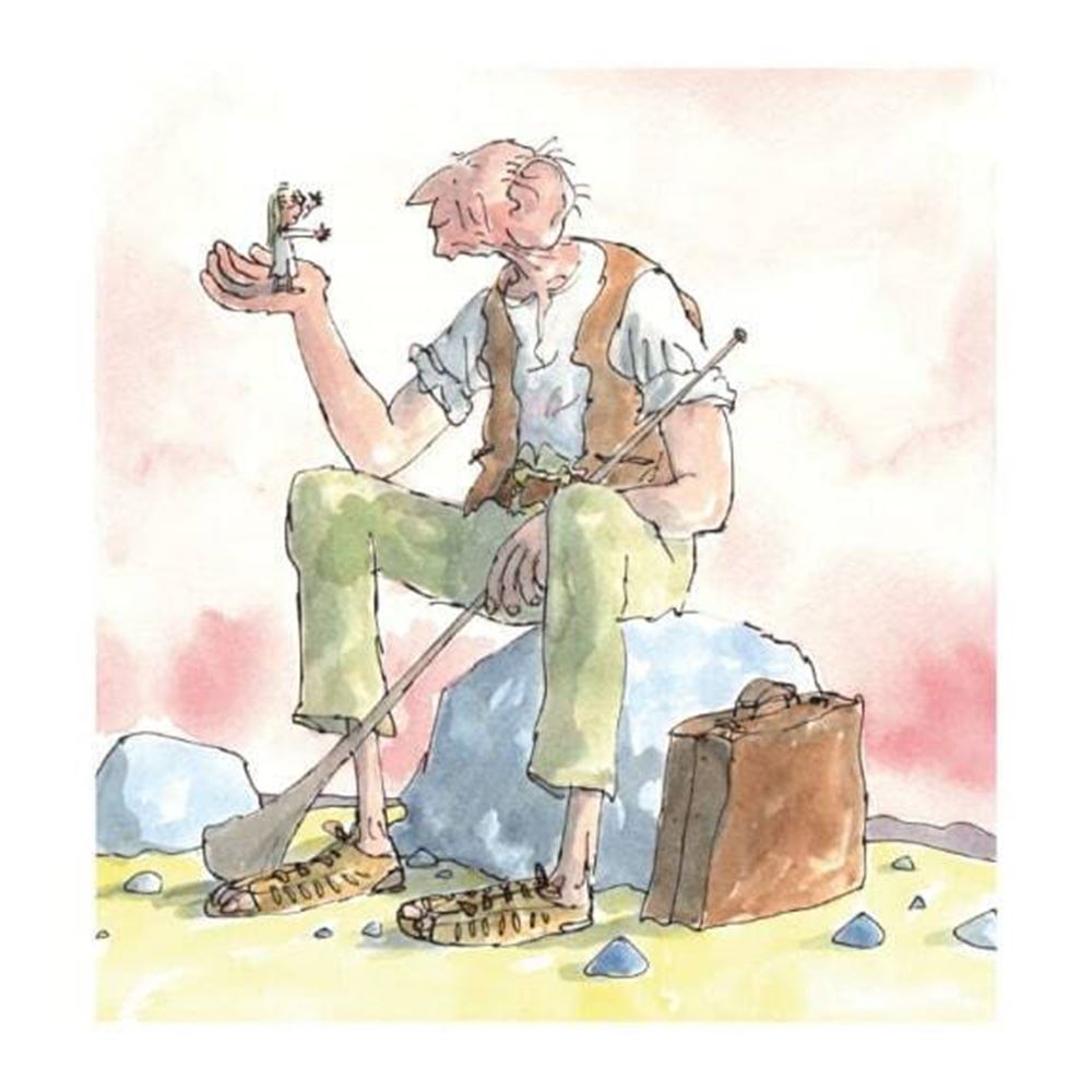 Karte + Umschlag Roald Dahl GVR. 16x16 cm