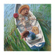 Karte + Umschlag der Wind im Willen 16x16 cm
