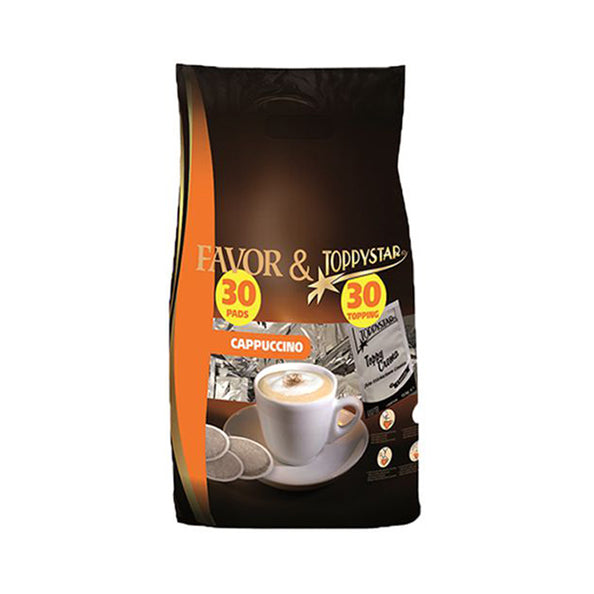 Favour Cappuccino (30 Pads + 30 Topping)