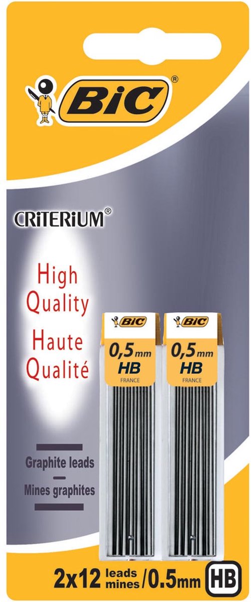 BIC-Kriterium - Bleistiftmine - HB - 0,5 mm - 24 Stück