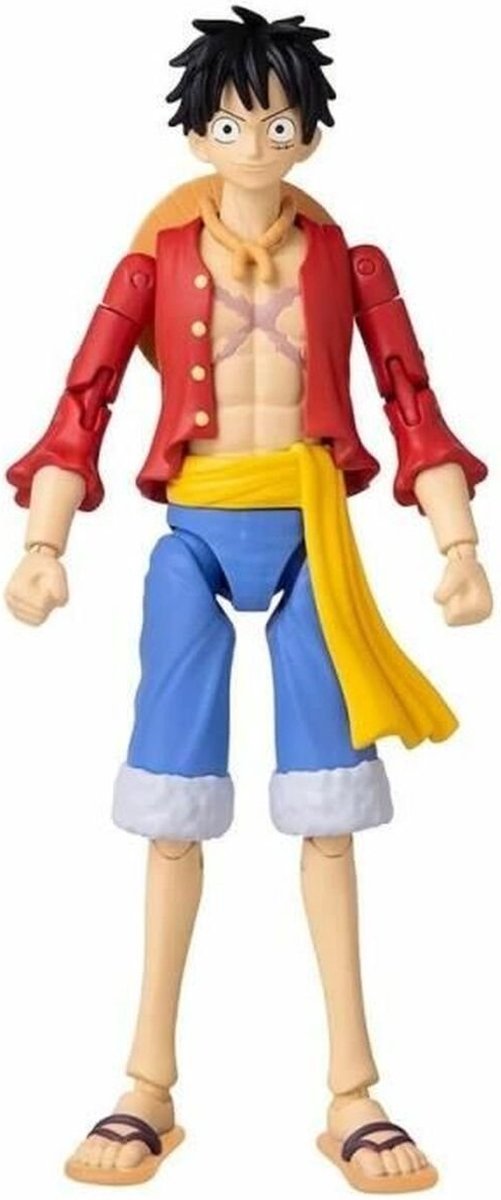 Bandai – Anime-Helden – One Piece – Anime-Helden-Figur 17 cm – Affe d. Ruffy-Actionfigur – offiziell lizenzierter Manga One Piece – Ruffy-Actionfigur – Spielzeug für Kinder ab 4 Jahren – 37008