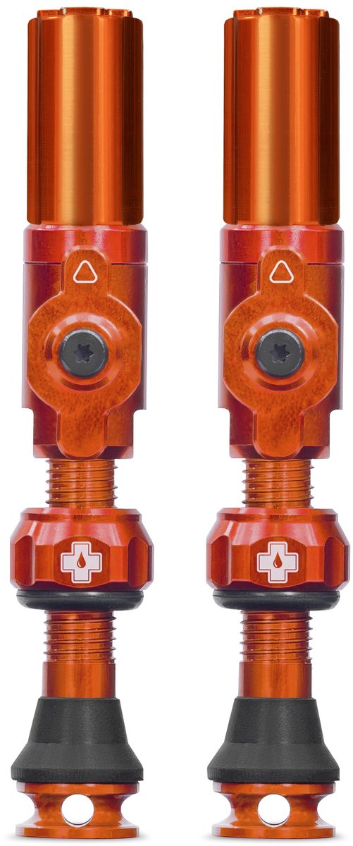 Muc-off Tubeless-Ventilset 60 mm orange