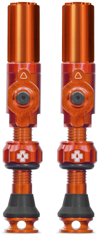Muc-off Tubeless-Ventilset 60 mm orange