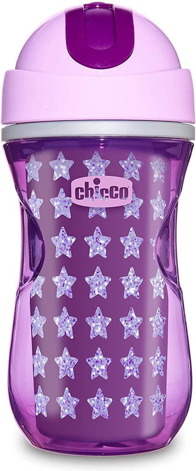 Chicco Sporttrinkbecher Mädchen 266 ml Silikon Lila