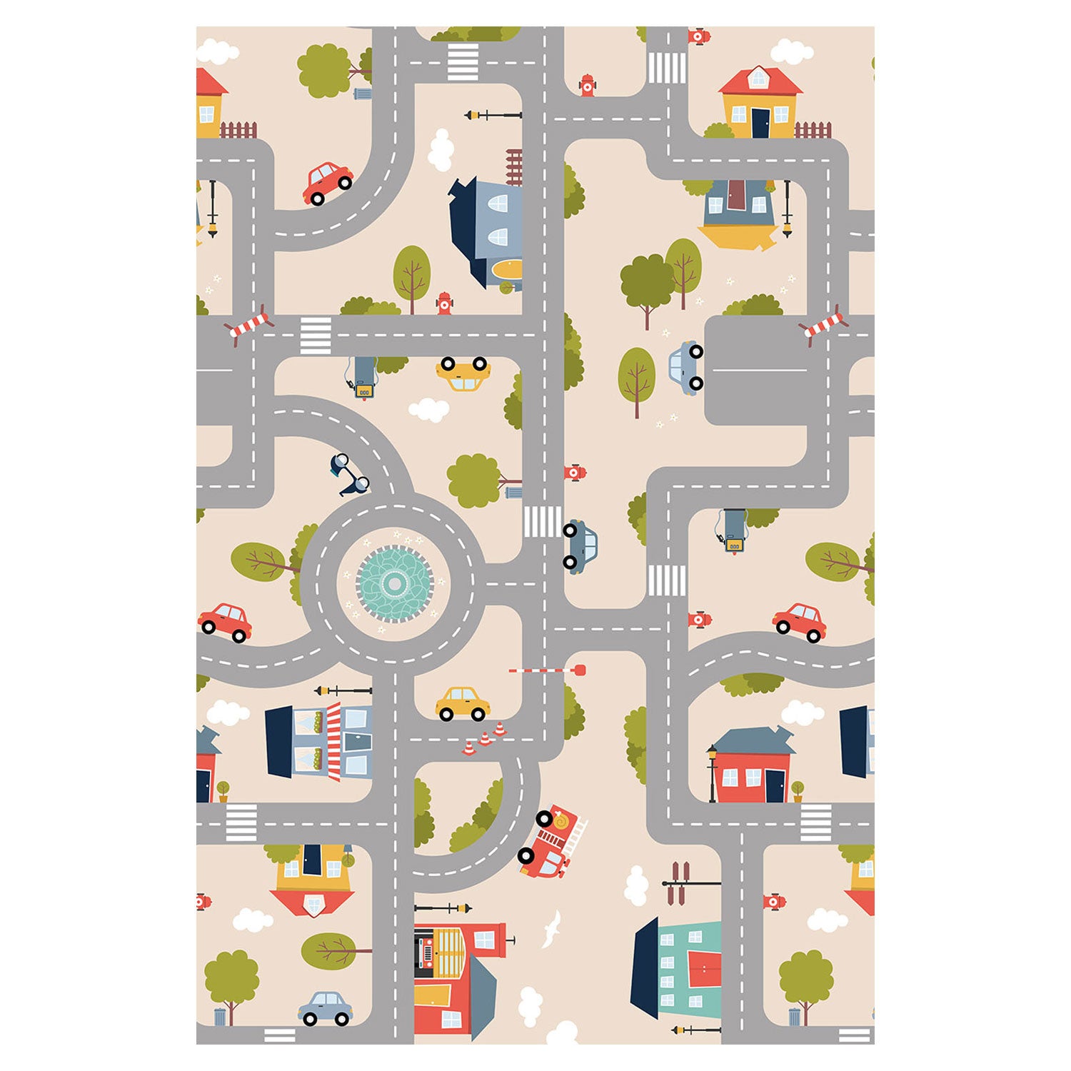 Achoka Play Dress Traffic, 100x150 cm