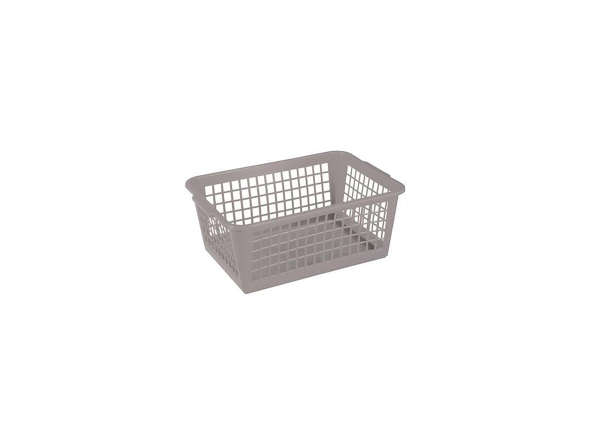 Sonnenwaren grundlegender Aufbewahrungskorb 37x26x15 cm Grau