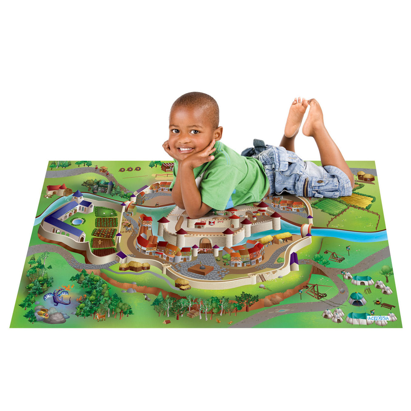 Achoka Play Dress Castle Mittelalter, 100x150 cm