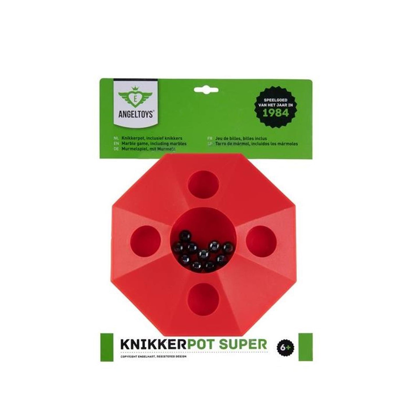 Engelhart Super Marmor Pot mit 10 Murmeln Oslash; 22 cm