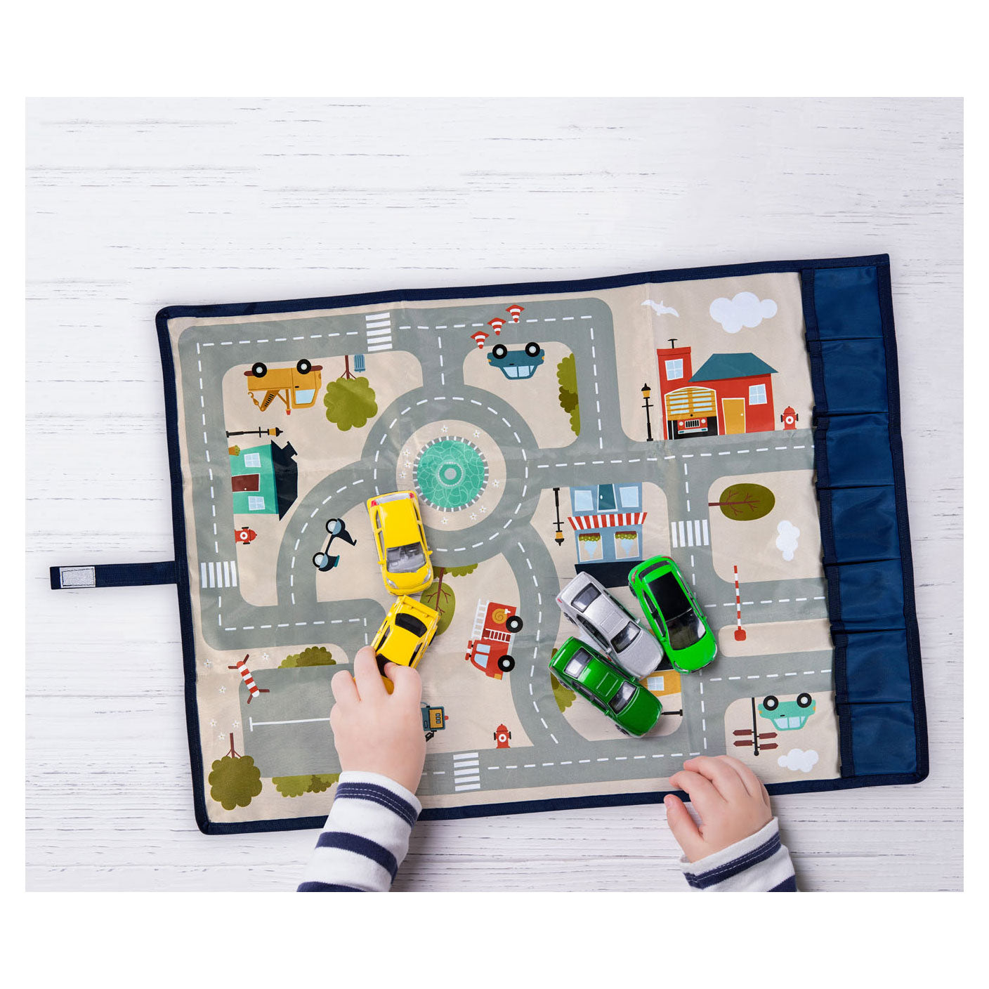 Spielmatte City Roll Over Junior 100 x 150 cm PVC