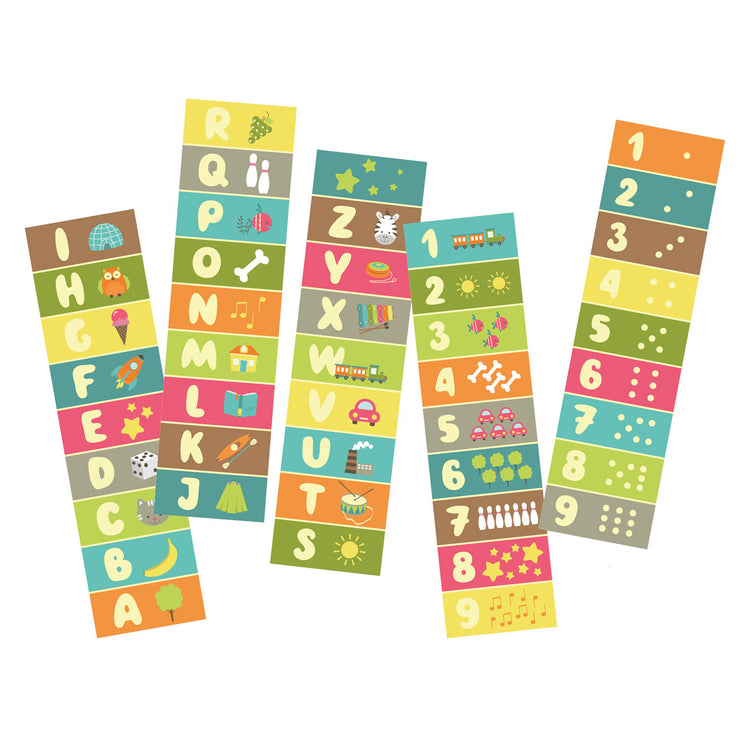 Achoka Play Dress Letters und Nummern 40x150 cm, 5 -Set von 5