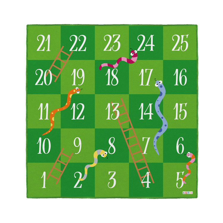Achoka spielen Rugschlangen und Leitern, 200x200 cm