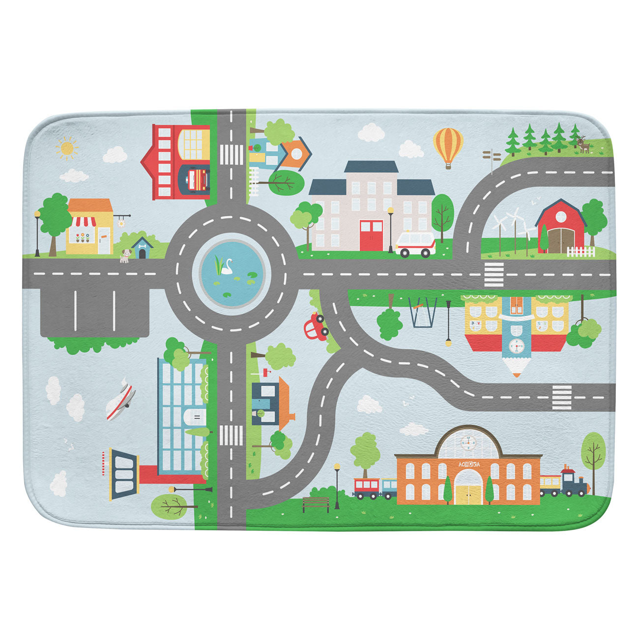Spielkleidverkehr und Flughafen, 100x150 cm